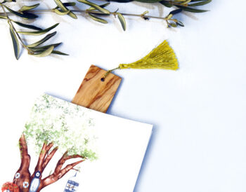 Zeytin Ağacı Altın Kitap Ayracı GO-1119