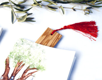 Zeytin Ağacı Kırmızı Kitap Ayracı GO-1117