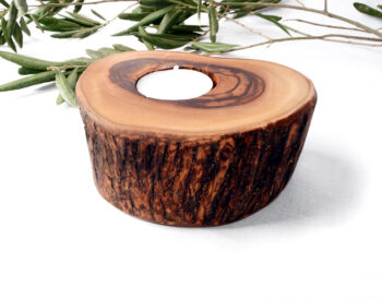 Zeytin Ağacı Kütük Mumluk GO-0915