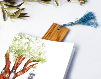 Zeytin Ağacı Mavi Kitap Ayracı GO-1118